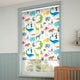 ColorizedZoom Kids Animal Magic Chalk Blackout Roller Blind 9138