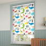 ColorizedZoom Kids Animal Magic Chalk Blackout Roller Blind 9138