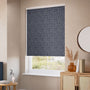 ColorizedZoom Twist2Go Choices Carina Jacquard Navy Roller Blind 9178