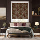 Colorized Twist2Go Congo Velvet Jewel Wine Roller Blind 9226