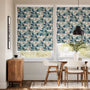 Colorized Twist2Go Reno Seafoam Natural Roller Blind 9248