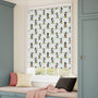 ColorizedZoom Twist2Go Mickey Stripe Blackout Chalk Blue Roller Blind 9312