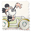 ColorizedSwatch Twist2Go Minnie On The Move Border Blackout Blush Ivory Roller Blind sample image 9314