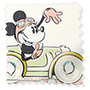 ColorizedSwatch Twist2Go Minnie On The Move Border Blackout Blush Ivory Roller Blind sample image 9314