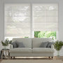 Colorized Madagascar Voile Neutral Roman Blind 9323