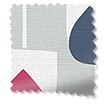 ColorizedSwatch Sula Stem Berry Crush Roman Blind sample image 9325