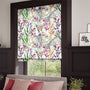 ColorizedZoom Paradise Botanical Flamingo Roman Blind 9326