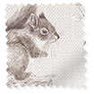 ColorizedSwatch Country Fauna Ivory Roman Blind sample image 9338