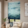 ColorizedZoom Nairobi Azure Roman Blind 9371