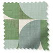 ColorizedSwatch Reno Teal Green Roman Blind sample image 9379