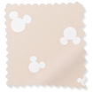 ColorizedSwatch Mickey Spots Strawberries & Cream Roman Blind sample image 9392