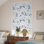 ColorizedZoom Winnie The Pooh Toile Blue Roman Blind 9395