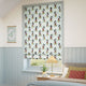 ColorizedZoom Mickey Stripe Chalk Blue Roman Blind 9408