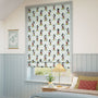 ColorizedZoom Mickey Stripe Chalk Blue Roman Blind 9408
