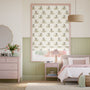 Colorized Minnie On The Move Stripe Natural Roman Blind 9411