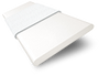 ColorizedSwatch Fine White & Glacier Faux Wood Blind - 50mm Slat sample image 9477