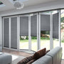 ColorizedZoom BiFold ClickFIT Supreme Pewter Pleated Blind 2034