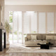 Colorized BiFold ClickFIT Supreme White Pleated Blind 2037