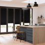 ColorizedZoom BiFold ClickFIT Charcoal Pleated Blind 2050