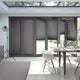 Colorized BiFold ClickFIT Storm Grey Pleated Blind 2060