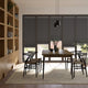 Colorized BiFold ClickFIT Silver Grey Pleated Blind 2058