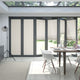 Colorized BiFold ClickFIT Cream Pleated Blind 2052