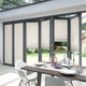 ColorizedZoom BiFold ClickFIT Cream Pleated Blind 2052
