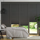 Colorized BiFold ClickFIT DuoShade Obsidian Pleated Blind 2065