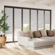 ColorizedZoom BiFold ClickFIT Voile Natural Grey Pleated Blind 2080