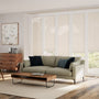 ColorizedZoom BiFold ClickFIT Voile Parchment Pleated Blind 2081