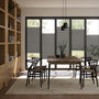 Colorized BiFold Adapt DuoLuxe Ash Pleated Blind 2087