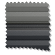 ColorizedSwatch BiFold Night & Day Duo Andesite Pleated Blind sample image 2106