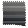 ColorizedSwatch BiFold Night & Day Duo Andesite Pleated Blind sample image 2106