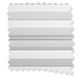 ColorizedSwatch BiFold Night & Day Duo Snowdrift Pleated Blind sample image 2110