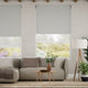 Colorized Atom Dusky Grey Double Roller Blind 2337