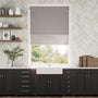 Colorized Eclipse Dove Grey & City Grey Double Roller Blind 2362