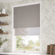 ColorizedZoom Eclipse Dove Grey & City Grey Double Roller Blind 2362