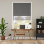 Colorized Equinox Classic Grey Double Roller Blind 2365