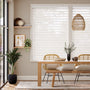Colorized Illusion Cotton White Roller Shade 2456