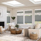ColorizedZoom PerfectFIT DuoShade Nickel Grey Thermal Blind 2496