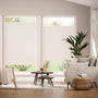 Colorized PerfectFIT DuoShade Ivory Thermal Blind 2493