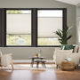 Colorized PerfectFIT DuoLight Strie Limestone Thermal Blind 2544