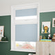 ColorizedZoom PerfectFIT Florence Blackout Pastel Blue Roller Blind 2562