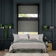 Colorized PerfectFIT Florence Blackout Smoky Grey Roller Blind 2566