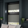 ColorizedZoom PerfectFIT Florence Blackout Smoky Grey Roller Blind 2566