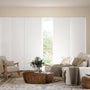 Colorized Eclipse Brilliant White Panel Blind 2673