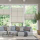 Colorized DuoLight Top Down/Bottom Up Mosaic Warm Grey Thermal Blind 2755