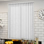 ColorizedZoom Malaga White Vertical Blind 2778