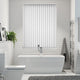 Colorized Helva Blackout White Vertical Blind 2821