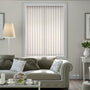 Colorized Helva Cream Vertical Blind 2825